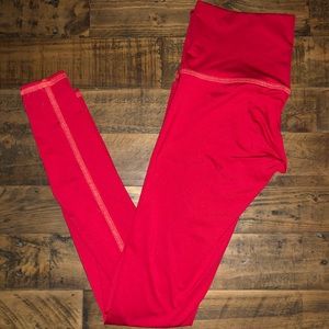 Red Teeki leggings